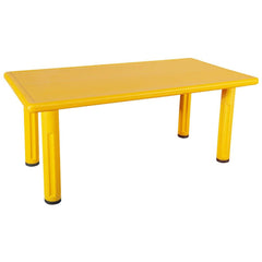 Nessiworld King Table Plastic Legs Yellow