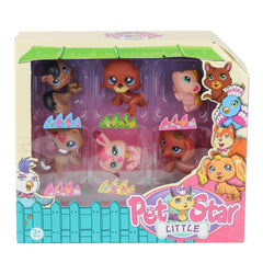 NessiWorld KZL-3046A2 Pet Star 6-Piece Miniature Set - Kızılkaya Toys