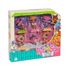 NessiWorld KZL-3046A4 Pet Star 6-Piece Miniature Set - Kızılkaya Toys