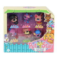 NessiWorld KZL-3046A4 Pet Star 6-Piece Miniature Set - Kızılkaya Toys