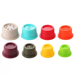 Nessiworld LC Educational Round Coloured Containers