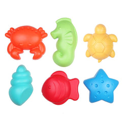Nessiworld LC Lets Be Child Sea Animals 6 Piece Sand Mold