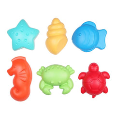 Nessiworld LC Lets Be Child Sea Animals 6 Piece Sand Mold