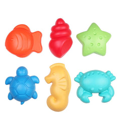 Nessiworld LC Lets Be Child Sea Animals 6 Piece Sand Mold