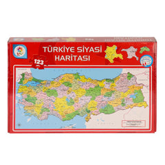 Nessiworld LSH002 Political Map Puzzle -Laçokids