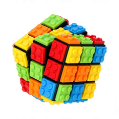 Nessiworld Magic Cube Lego Piece Educational Patience Cube