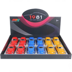 Voiture classique à tirer Nessiworld en métal 6636-18T