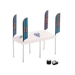 Nessiworld Mini GT 1:64 Martini Racing Paddock Service Tent Set