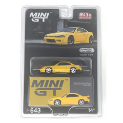 Nessiworld Mini GT 1/64 Nissan Silvia (S15) Rocket Bunny Bronze Jaune MGT00643