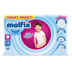 Nessiworld Molfix Panty Diaper Opportunity Package 5 Size 12-17 Kg 44 Pieces
