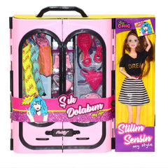 Nessiworld NessiWorld02441 Oydaş, Anlily Bebek ve Elbise Dolabı