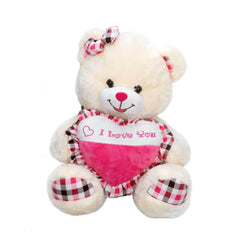 Nessiworld Sitting Heart Plush Bear 52 cm