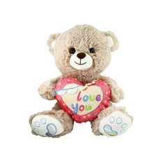 Nessiworld PJH2324 Plush Heart Bear Love You 30 cm -Vardem