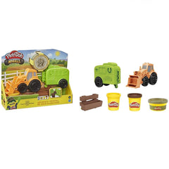 Nessiworld Play-Doh Hardworking Tractor and Trailer F1012