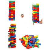 Nessiworld Playwood Colorful Wooden Balance Game 54 Pieces