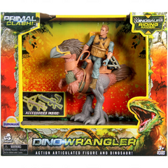 Nessiworld Primal Clash Dino Wrangler Dinosaur Rider Adventure Set