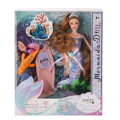 Nessiworld QJ163 QJ163C Emily Jointed Mermaid - Karsan Toys