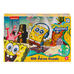 Nessiworld SB0049 Spongebob 100 Piece Puzzle - Laçokids