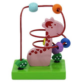 Nessiworld Wooden Bead Game with Giraffe Figure