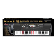 Orgue électronique Nessiworld TFL-328-21 Vlectro, 61 touches, grand écran LCD, en boîte