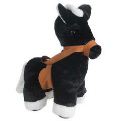 Nessiworld Sleeping Companion Plush Donkey Black 45 cm