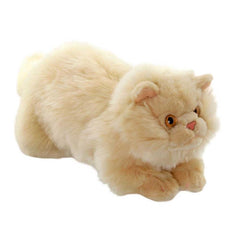 Nessiworld Lying Plush Cream Cat 26 cm