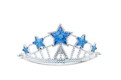 Couronne de princesse Elsa en forme d'étoile Nessiworld, couleur bleue, taille enfant 5 x 17 cm