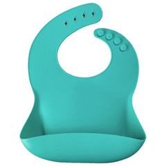 Nessiworld Basics Silicone Bib Aqua Green