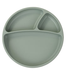 OiOi Portion Vacuum Based Silicone Plate River Green