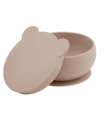 Nessiworld Silicone Lid Bowl Bubble Beige