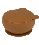 Nessiworld Silicone Lid Bowl Woody Brown