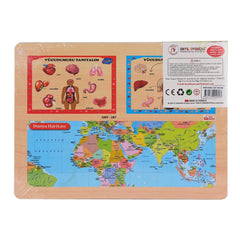 Nessiworld ONY-287 288 Ahşap Tutmalı Vücumuzu Tanıyalım -Onyıl Oyuncak