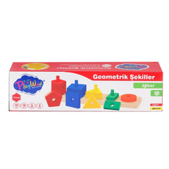 Nessiworld ONY-305 Ahşap Geometrik Şekiller -Onyıl Oyuncak