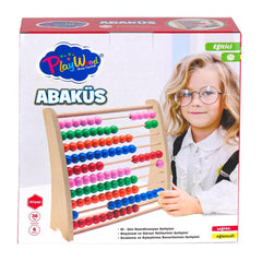Nessiworld ONY-379 Ahşap Büyük Abaküs -Onyıl Oyuncak