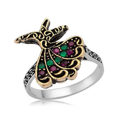 Silver Authentic Whirling Dervish Women's Ring