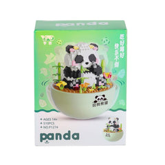 Nessiworld P1274 Panlos Panda Blok Seti 510 Parça -Vagon life