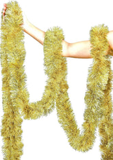 Nessiworld Mega Thick Glitter Ornament for Party 2 Meters Length 10 cm Width Gold Imported