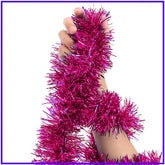 Nessiworld Party Glitter Ornament 2 Meters Length 6 cm Width Fuchsia Color Imported