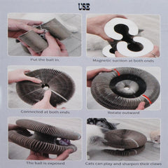 Paw Portal Çok Fonksiyonlu Kedi Tırmalama Oyuncağı - MeanYou