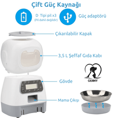 Paw Portal PetFeast PRO Otomatik Kedi Beslenme Noktası - MeanYou