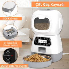 Paw Portal PetFeast PRO Otomatik Kedi Beslenme Noktası - MeanYou