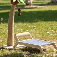 Paw Portal Tropikal Kedi Şezlongu - MeanYou