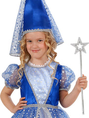 Baguette de fée NessiWorld - Bâton de fée étoile - Baguette de fée étoile - Baguette étoile 34 cm