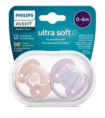 Nessiworld Philips Avent Ultra Soft Pacifier 0-6 Months Girl