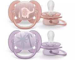 Nessiworld Philips Avent Ultra Soft Pacifier 0-6 Months Girl