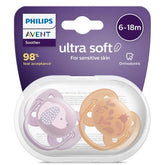 Nessiworld Philips Avent Ultra Soft Pacifier 6-18 Months Girl