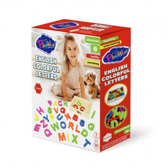 Nessiworld PlayWood Wooden Case Colorful Letters 33 Pieces 402