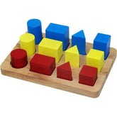 Nessiworld PlayWood Geometric Sorting from Largest to Smallest 314