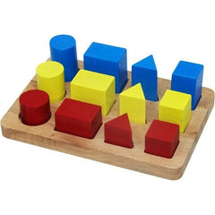 Nessiworld PlayWood Geometric Sorting from Largest to Smallest 314