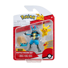 Nessiworld POK 95155-K Pokemon Battle 3-Piece Figure Set
